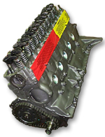 81-91 AMC 258 Jeep 4.2 OHV Long Block
